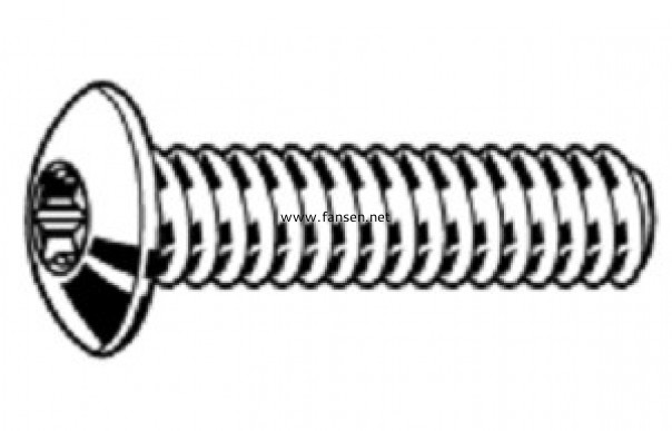 ISO7380 梅花槽半圓頭螺釘 Torx socket button head screws